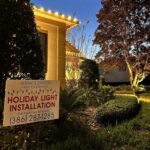 Full-property Christmas lights installation near me for homes and businesses