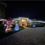 Full-property Christmas lights installation near me for homes and businesses