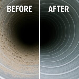 See the Difference Before & After Dryer vent Cleaning in Daytona Beach, FL