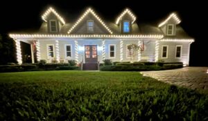 Christmas lights installation in central Florida