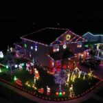 Holiday lights installation in central Florida
