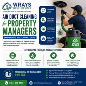 Air Duct Cleaning for Property Managers: Maintaining Multi-Family Units